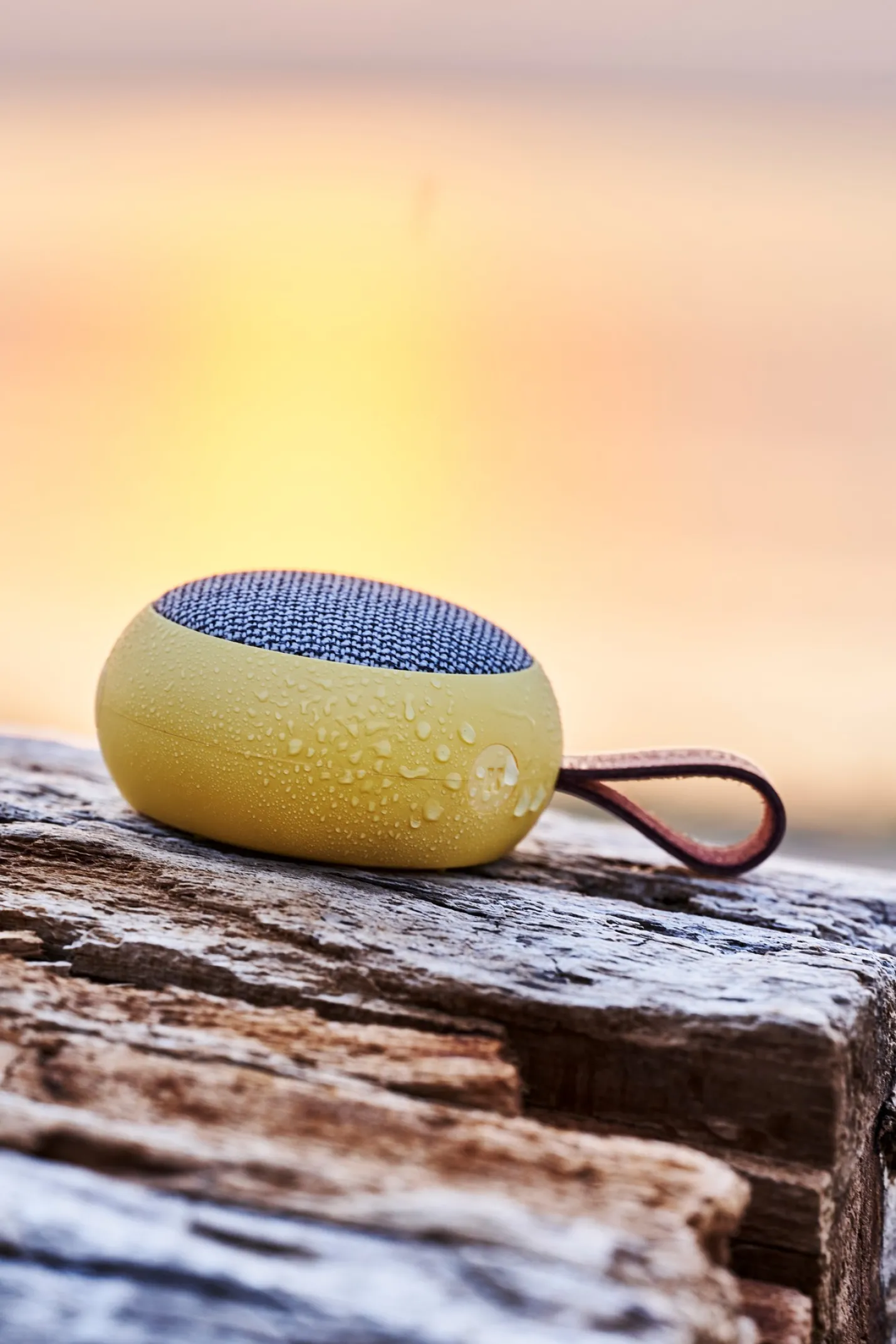 Sale Søstrene Grene Schweiz AGO II FABRIC Bluetooth-Lautsprecher Lemon