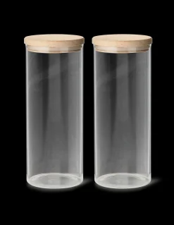 Best Søstrene Grene Schweiz Aufbewahrungsgläser Mit Deckel 2er-Pack Clear