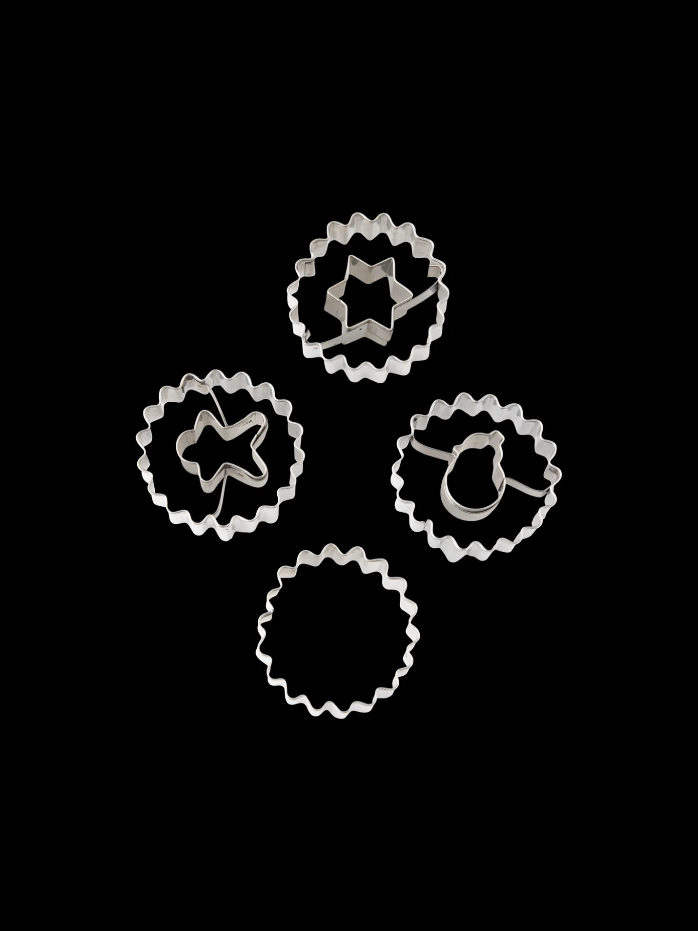 Discount Søstrene Grene Schweiz Ausstechformen-Set Silver