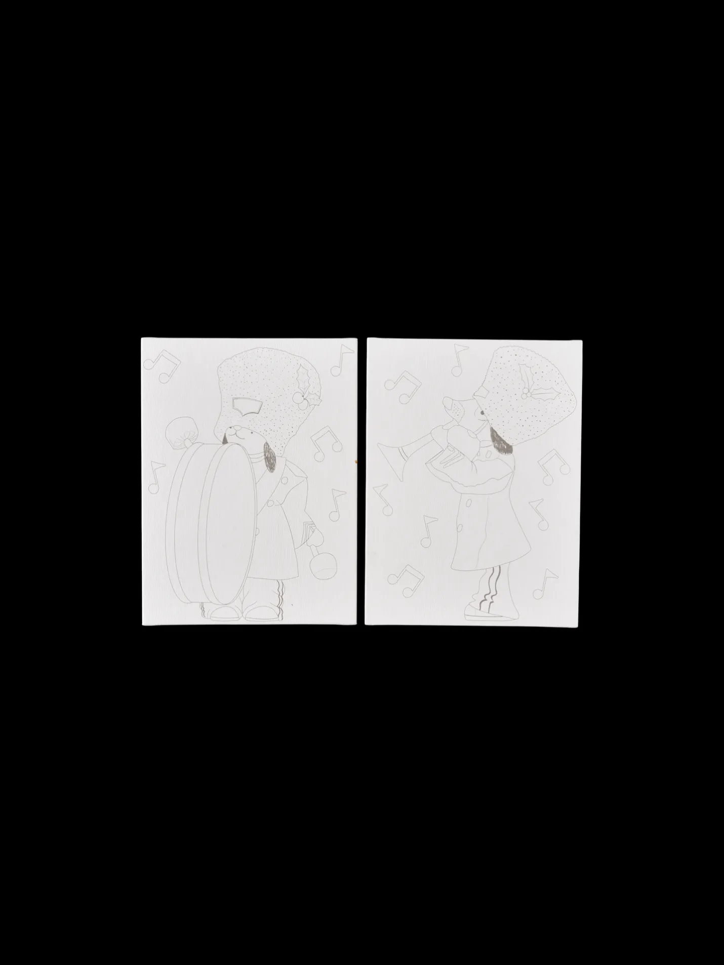 New Søstrene Grene Schweiz Bedruckte Leinwand White