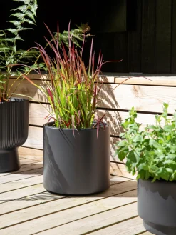 New Søstrene Grene Schweiz Blumentopf Heos Ø29,8 Cm Anthracite