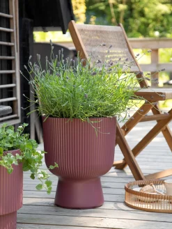 New Søstrene Grene Schweiz Blumentopf Milly Ø29,8 Cm Dark Rose