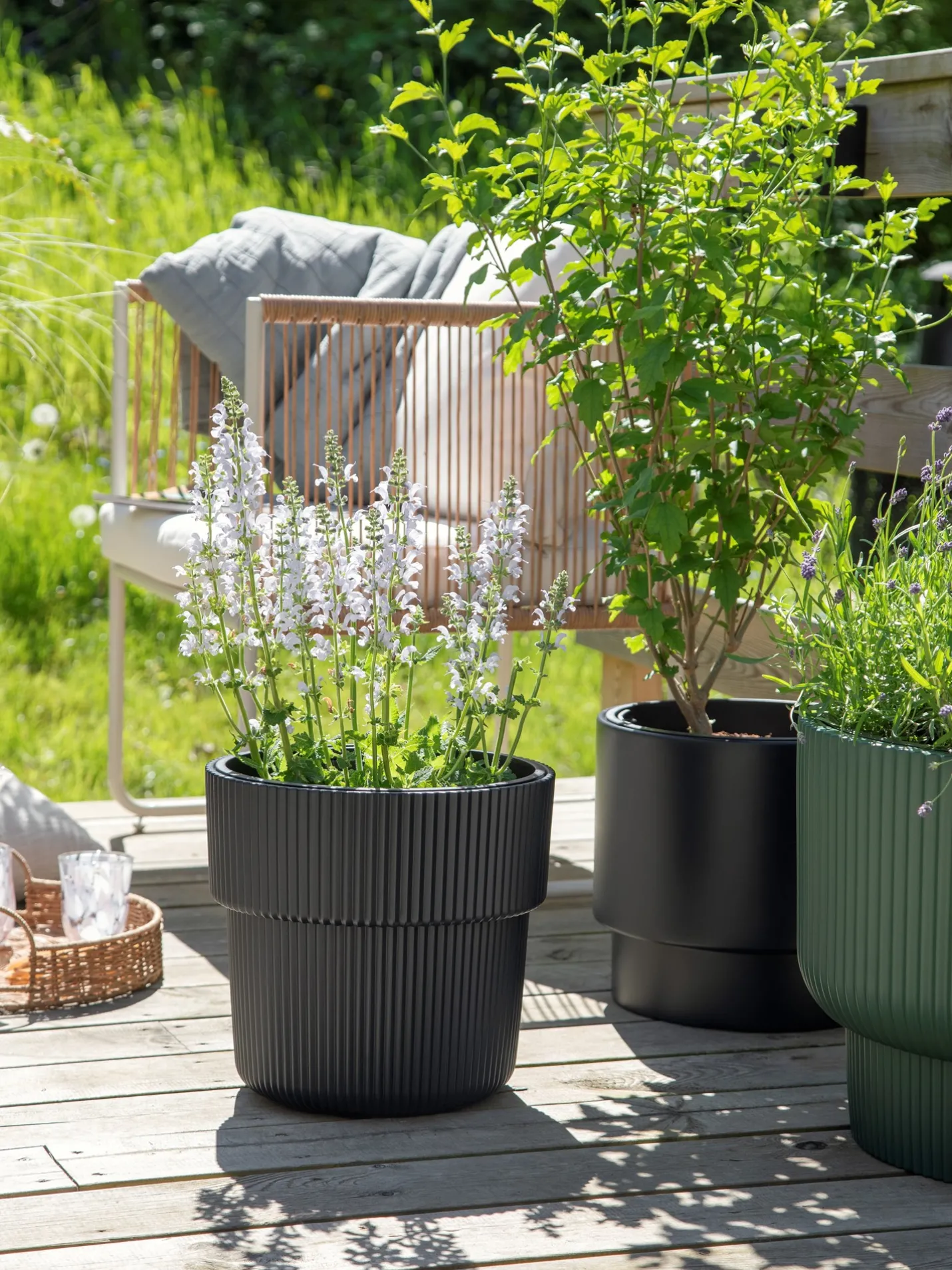 Sale Søstrene Grene Schweiz Blumentopf Milly Ø29,9 Cm Anthracite