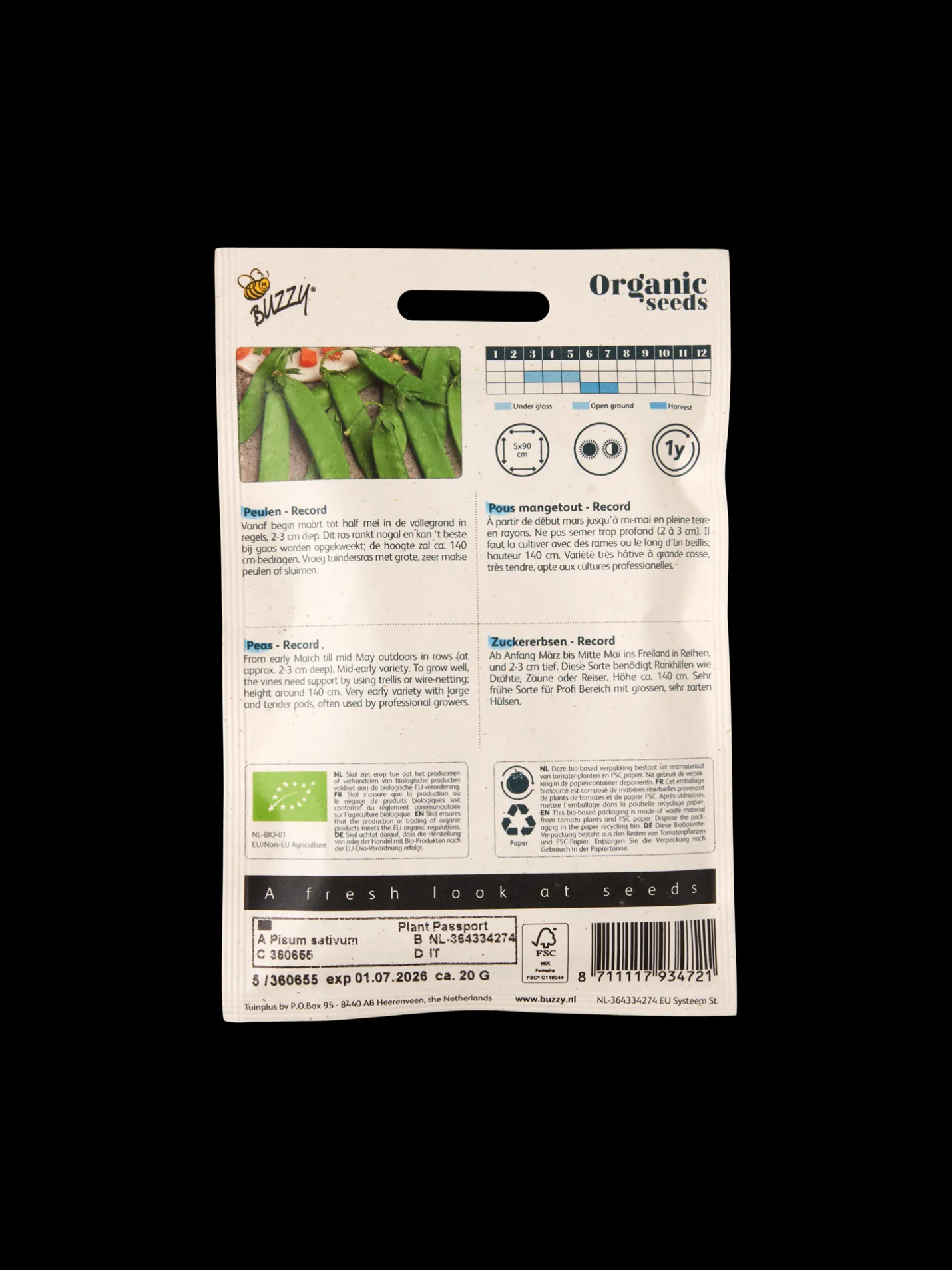Discount Søstrene Grene Schweiz Buzzy® Bio-Erbsen Record Multi