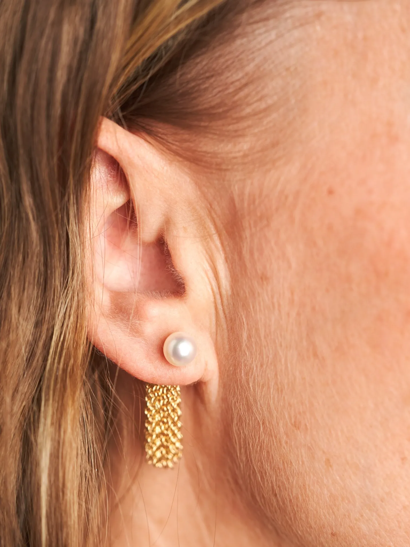 Clearance Søstrene Grene Schweiz Charlot Ohrringe Gold