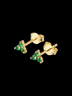 Online Søstrene Grene Schweiz Clover Ohrringe Gold