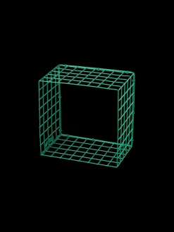 Søstrene Grene Schweiz CUBE Wandregal Green