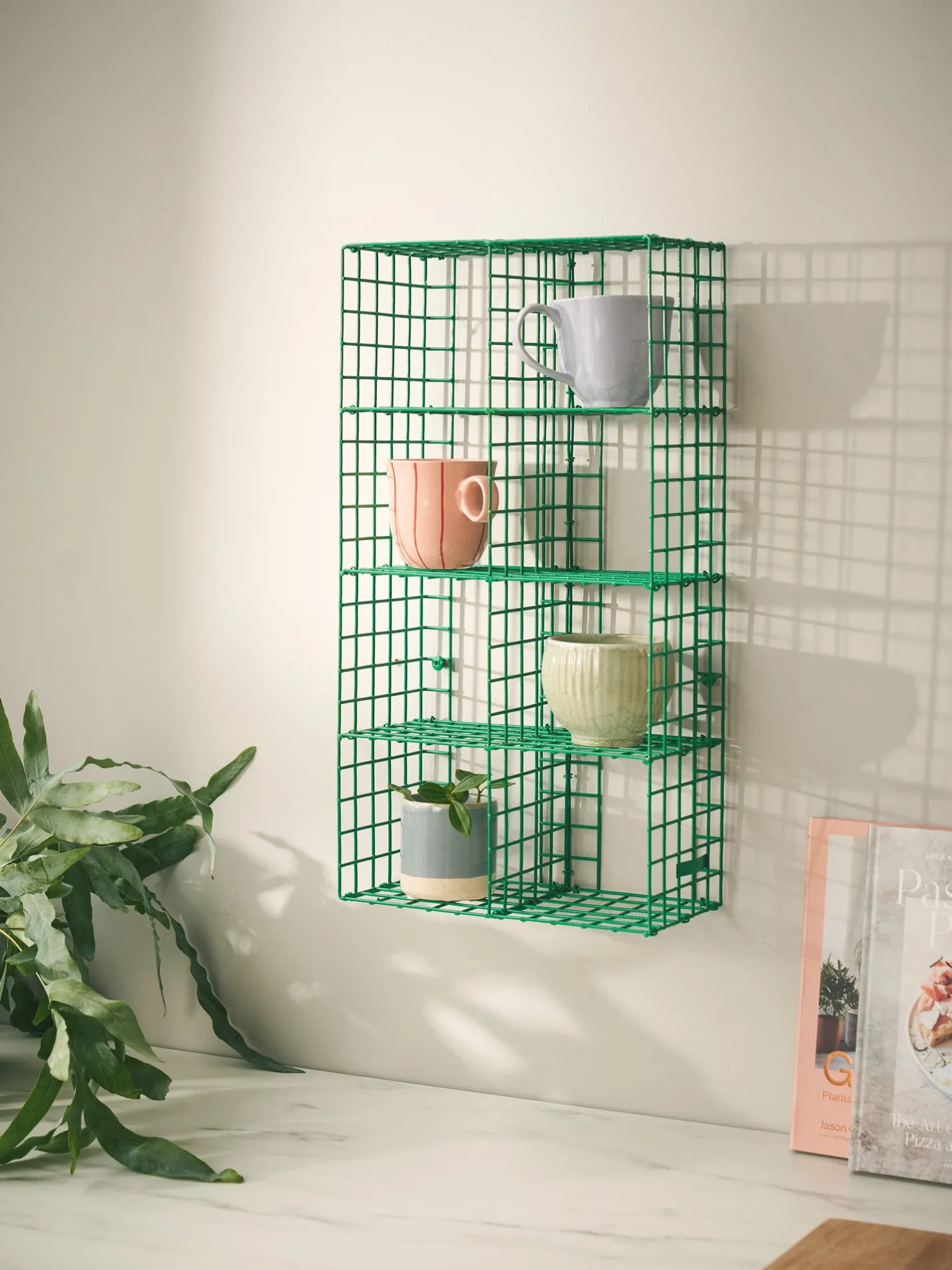 Sale Søstrene Grene Schweiz CUP RACK Wandregal Green