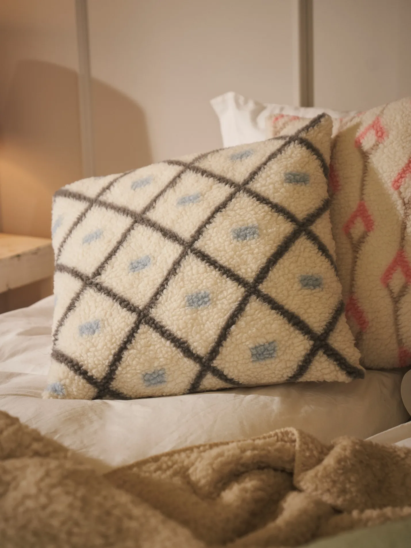 Online Søstrene Grene Schweiz Deko-Kissen Off White