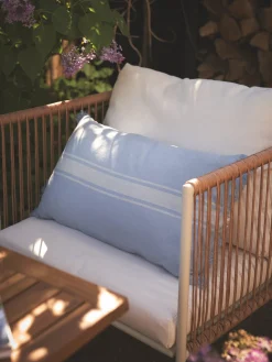 New Søstrene Grene Schweiz Deko-Kissen 50 X 30 Sky Blue