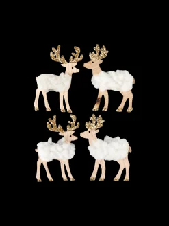 Best Søstrene Grene Schweiz Dekorative Rentier-Aufkleber Off White