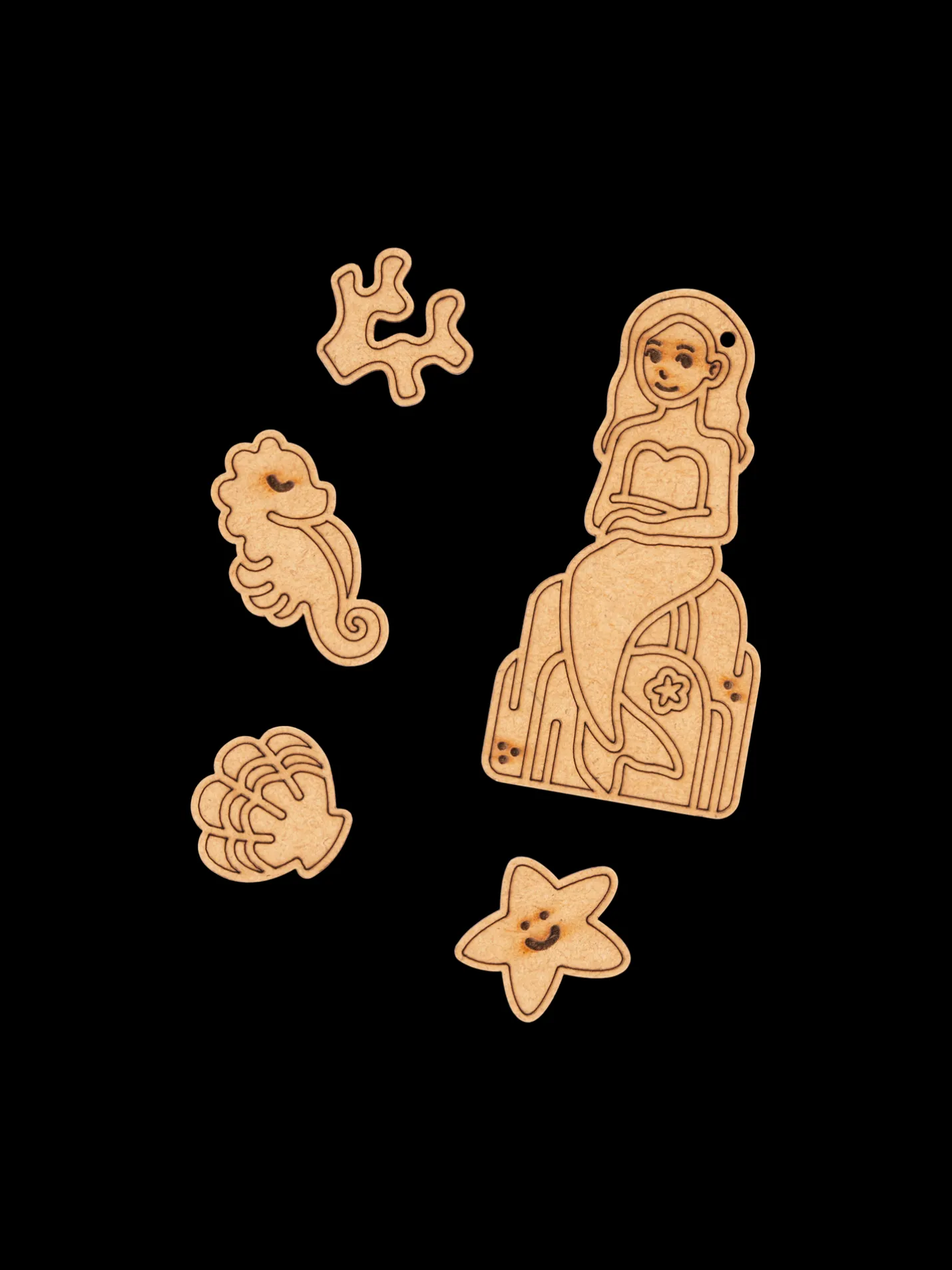 Best Søstrene Grene Schweiz DIY-Set Die Kleine Meerjungfrau Brown