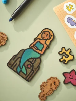 Best Søstrene Grene Schweiz DIY-Set Die Kleine Meerjungfrau Brown
