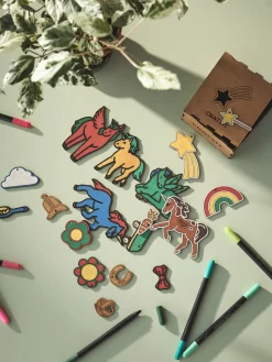 Sale Søstrene Grene Schweiz DIY-Set Rainbow Friends Brown