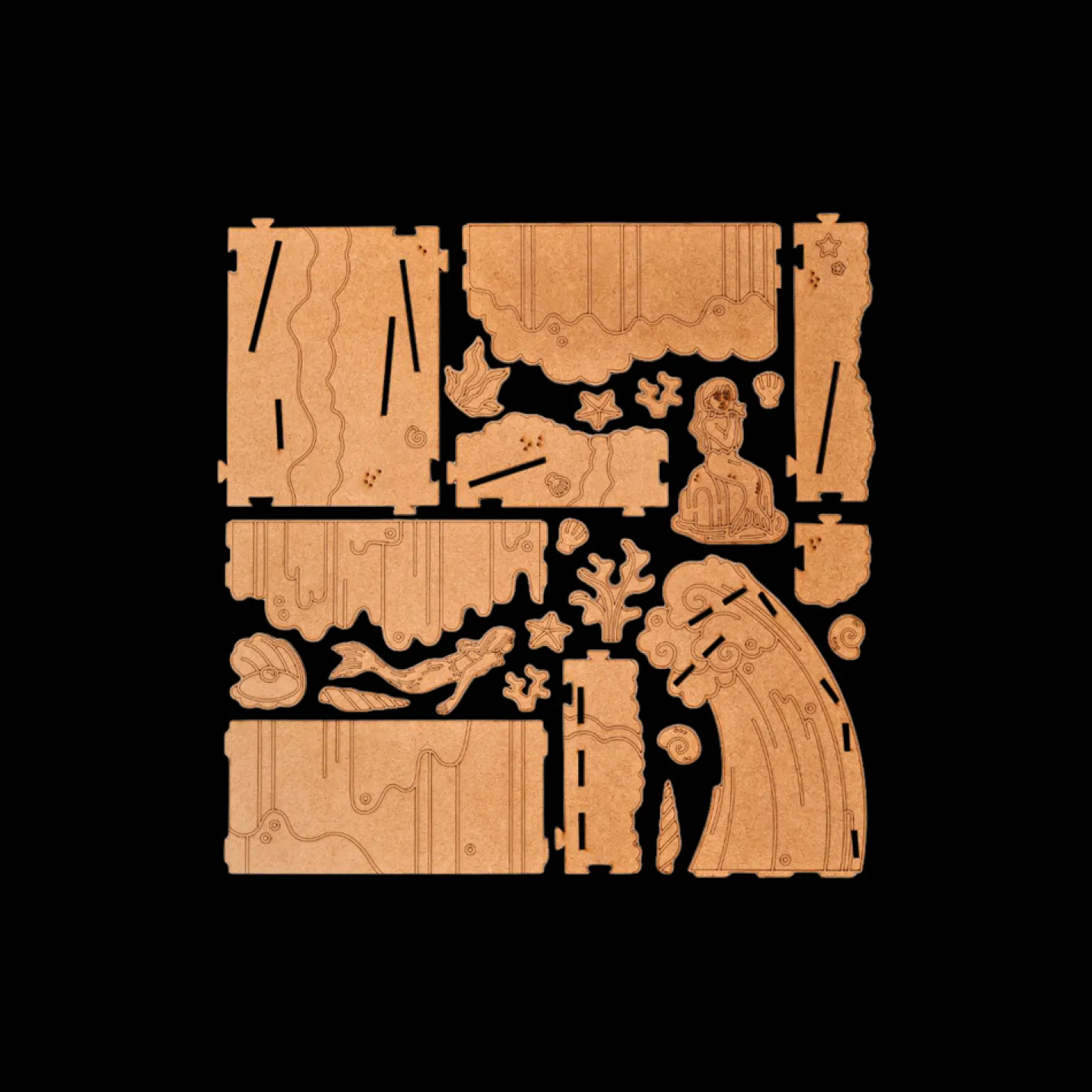 Discount Søstrene Grene Schweiz DIY-Set Seashell Shore Brown