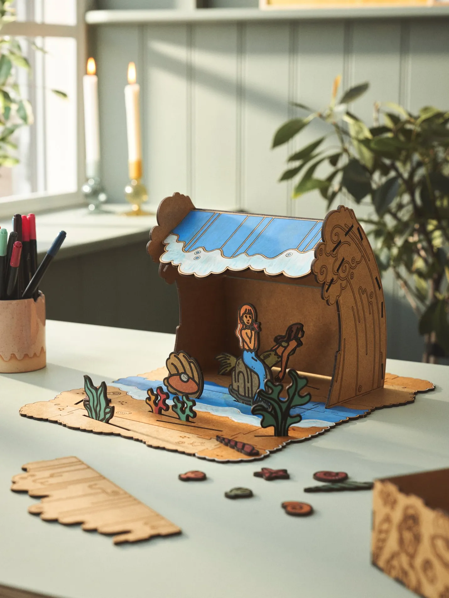 Discount Søstrene Grene Schweiz DIY-Set Seashell Shore Brown