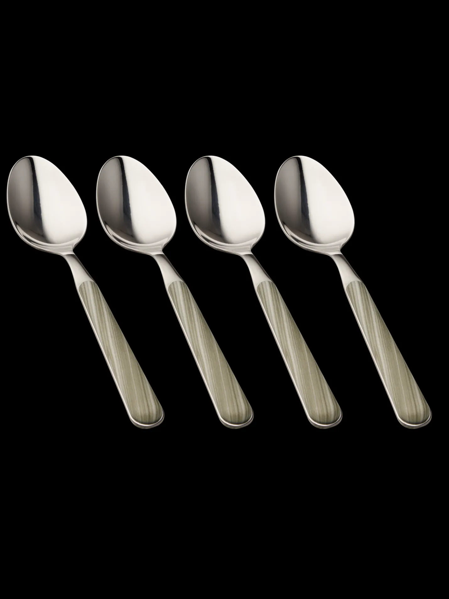 New Søstrene Grene Schweiz Esslöffel-Set Texture Legno Milky Green