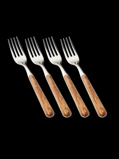 Søstrene Grene Schweiz Gabel-Set Texture Legno Nature