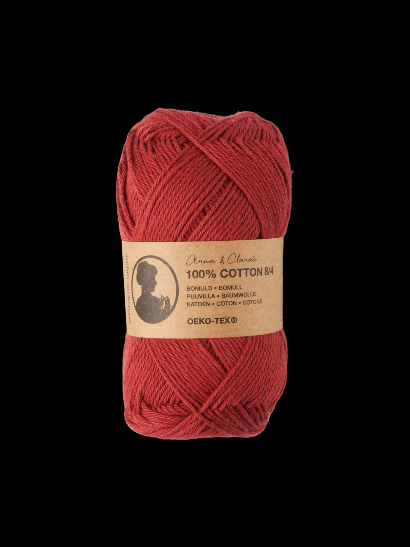 Online Søstrene Grene Schweiz Garn 8/4 Orange Red