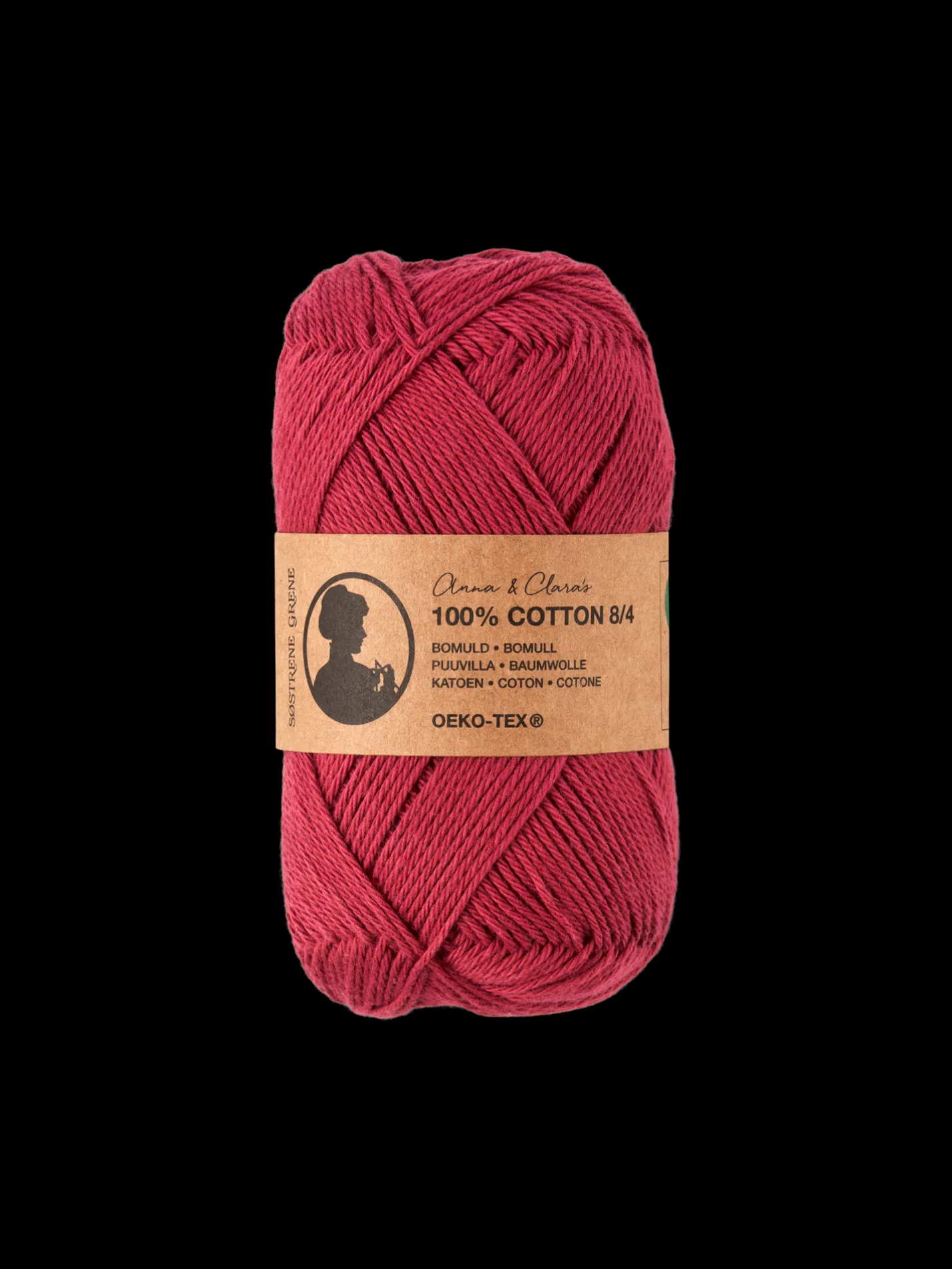 Clearance Søstrene Grene Schweiz Garn 8/4 Brick Red