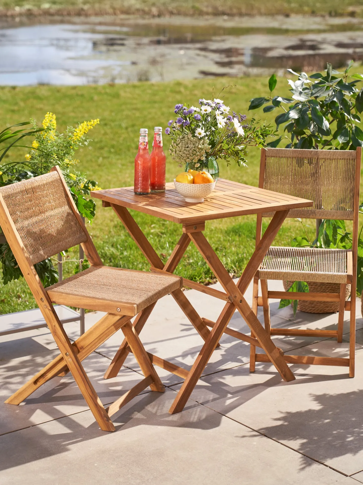 Outlet Søstrene Grene Schweiz Gartentisch Dark Wood