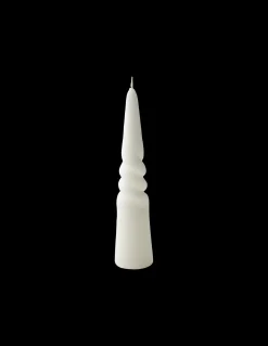 Best Søstrene Grene Schweiz Gedrehte Kerze 20 Cm White