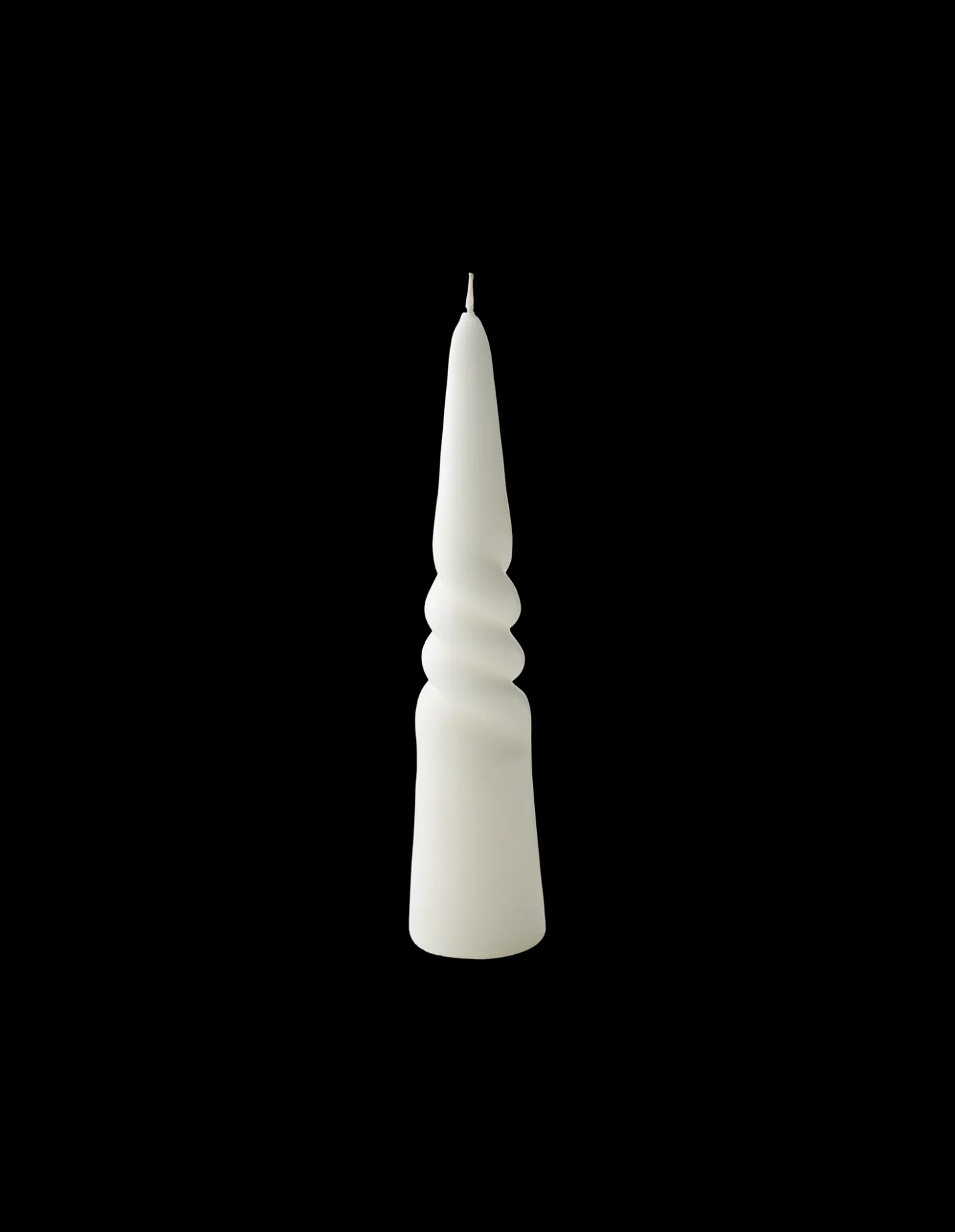 Best Søstrene Grene Schweiz Gedrehte Kerze 20 Cm White
