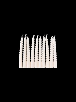 Søstrene Grene Schweiz Gedrehte Kerzen 10 Cm 10 Stck. Off White