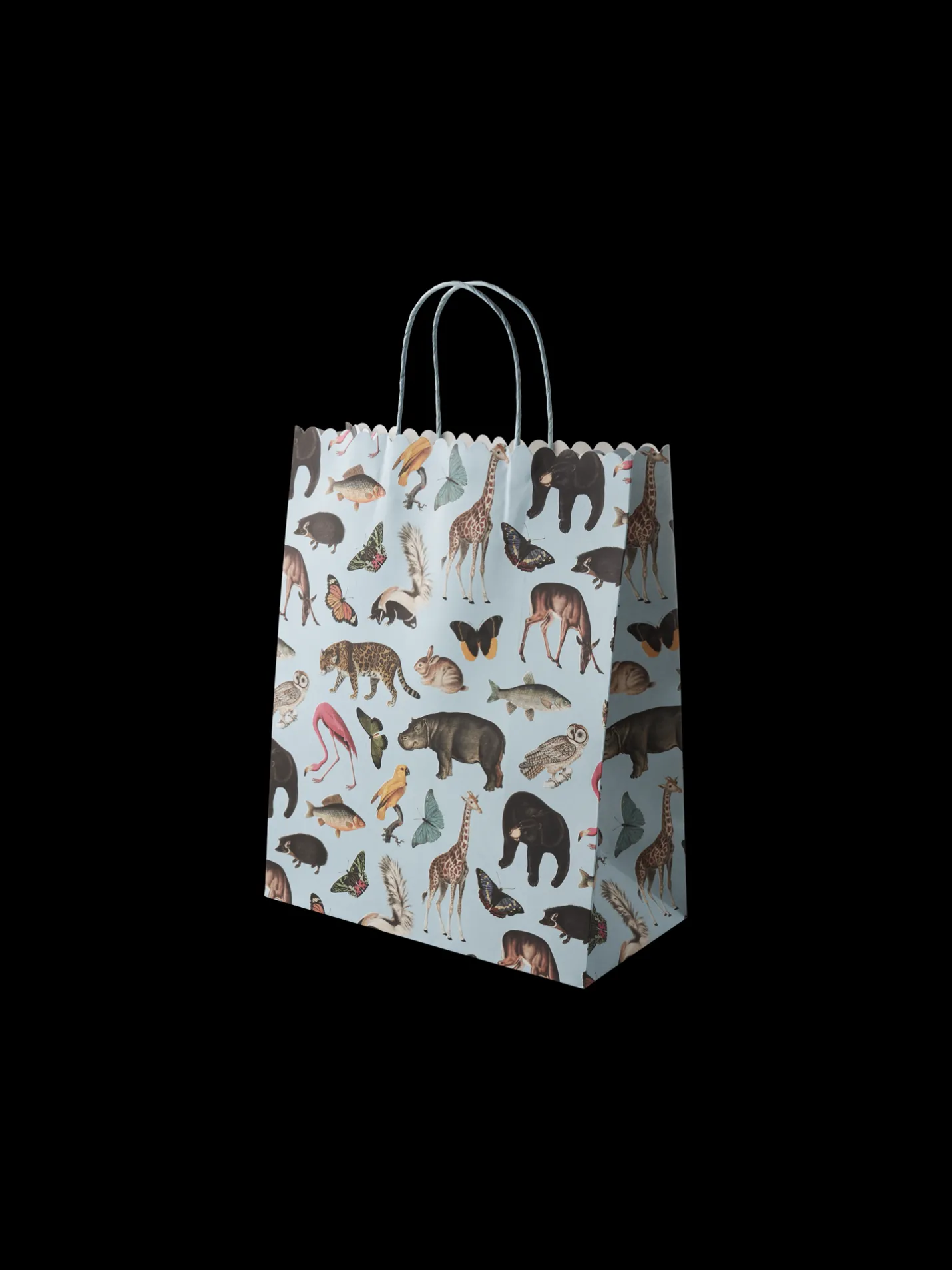 New Søstrene Grene Schweiz Geschenktüte Sky Blue