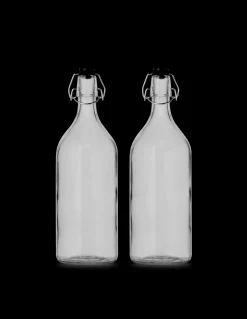 Sale Søstrene Grene Schweiz Glasflaschen Mit Verschluss 2er-Pack Clear