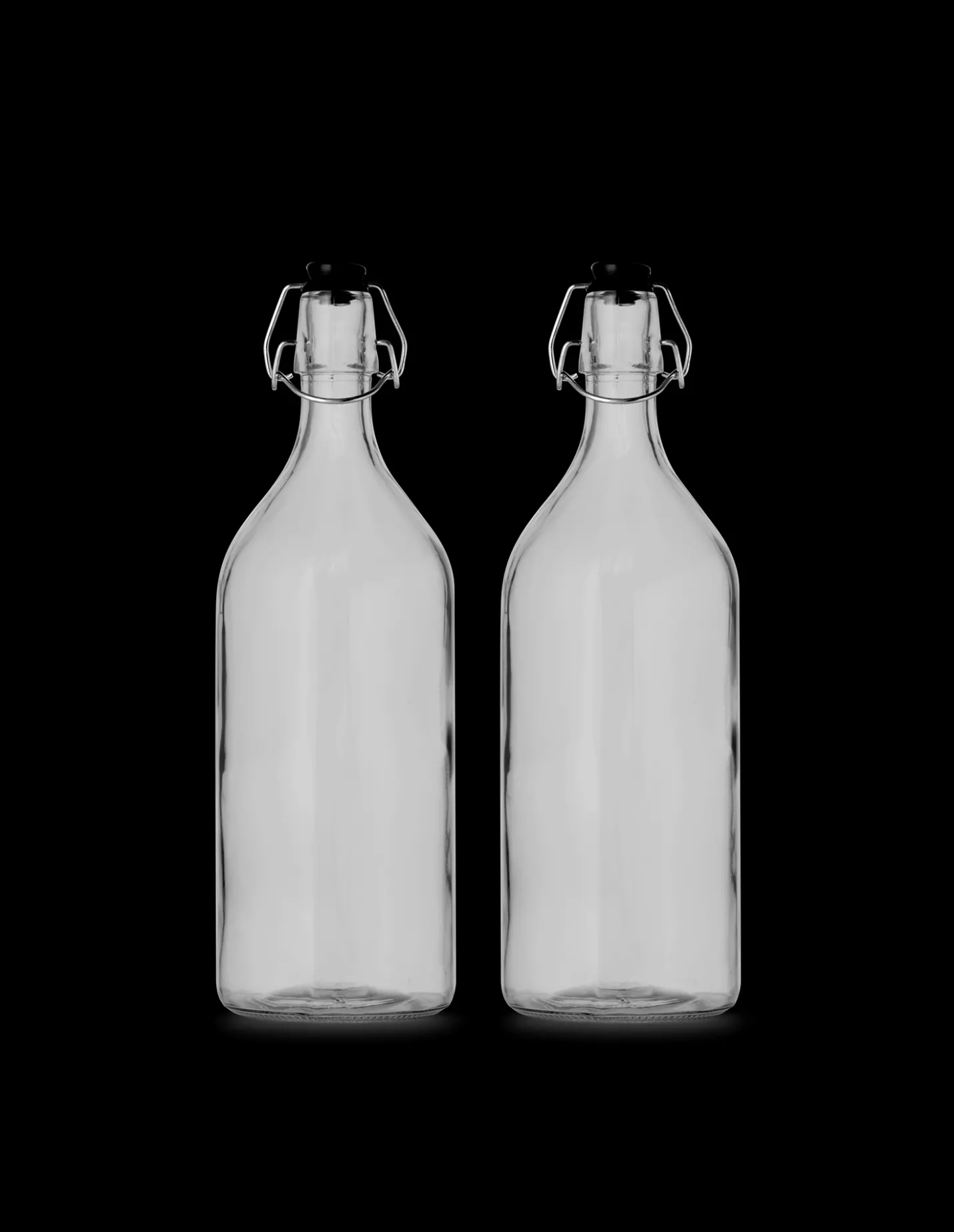 Sale Søstrene Grene Schweiz Glasflaschen Mit Verschluss 2er-Pack Clear