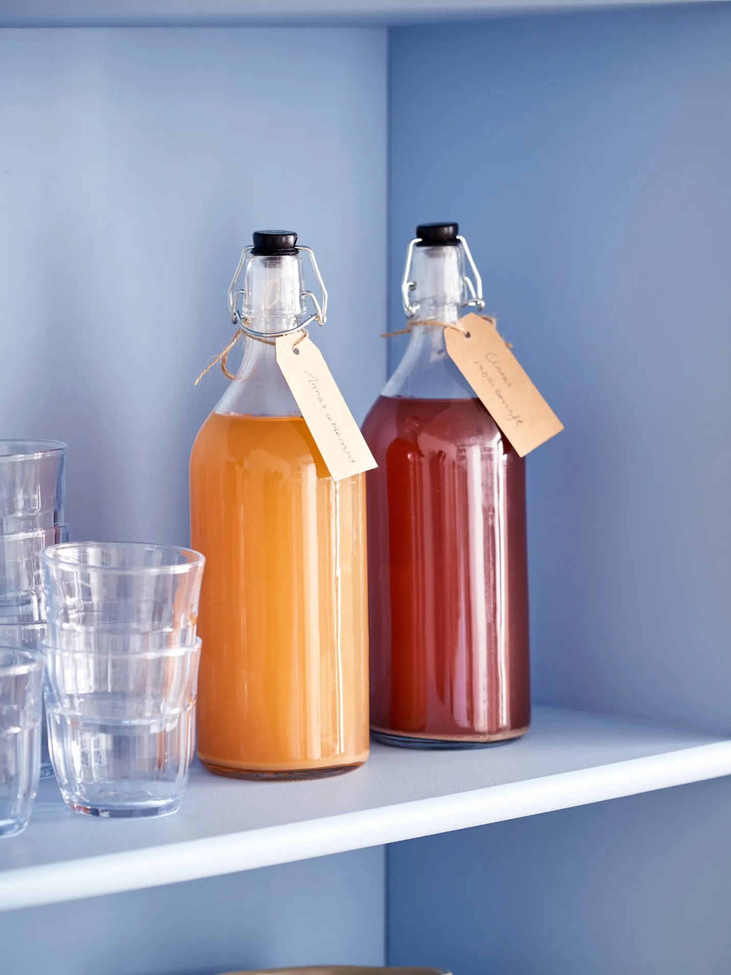 Sale Søstrene Grene Schweiz Glasflaschen Mit Verschluss 2er-Pack Clear