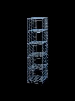 Online Søstrene Grene Schweiz GRID RACK Wandregal Smokey Blue