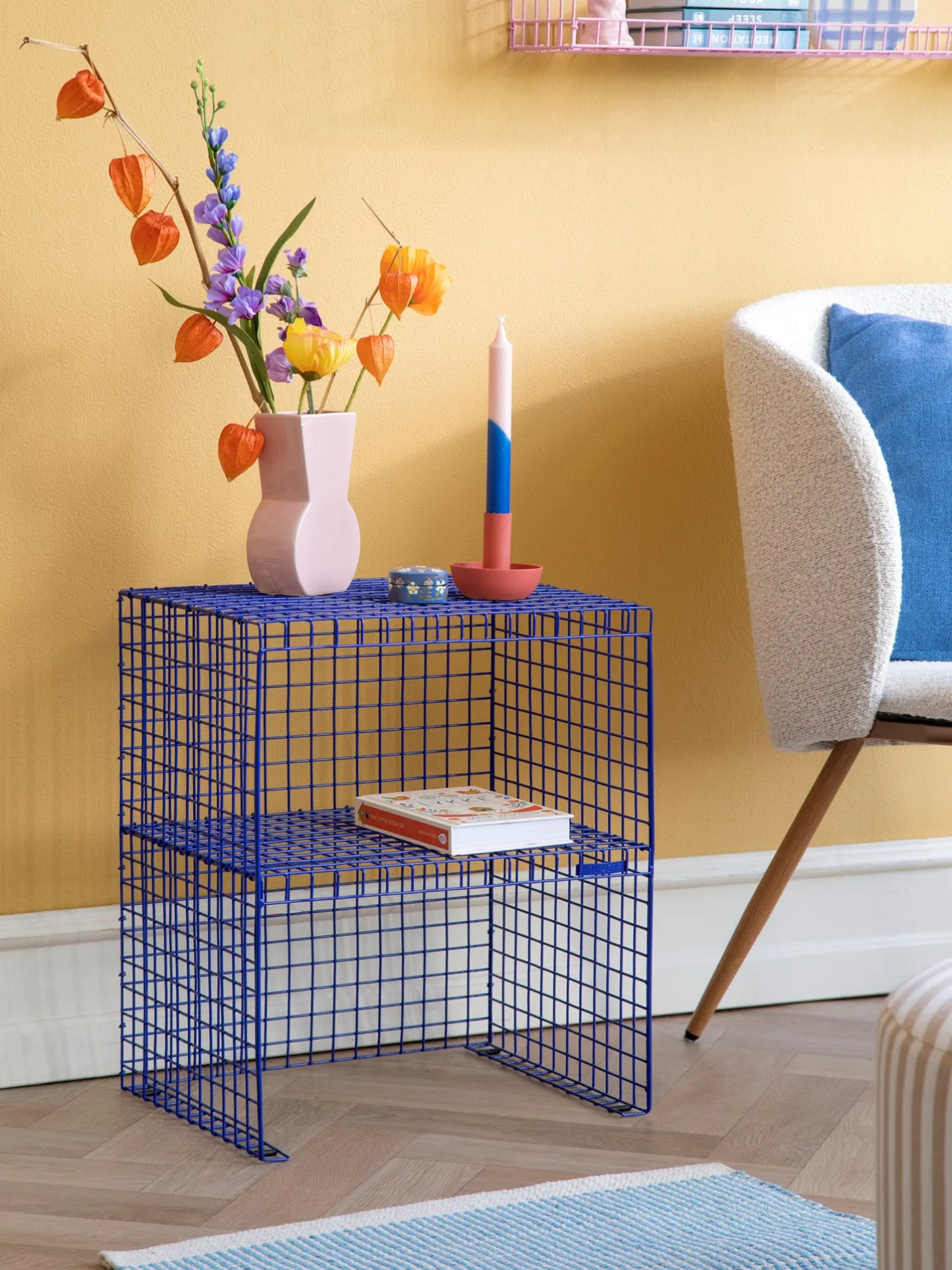 Online Søstrene Grene Schweiz GRID SIDE TABLE Beistelltisch Navy
