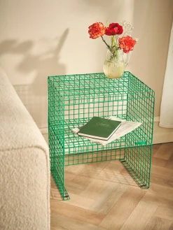 Discount Søstrene Grene Schweiz GRID SIDE TABLE Beistelltisch Green
