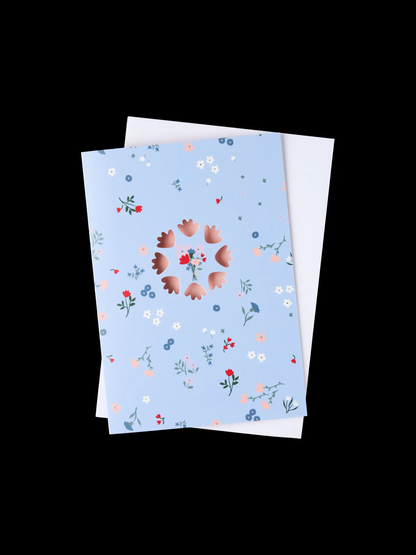 Outlet Søstrene Grene Schweiz Grußkarte Mit Umschlag Misty Blue
