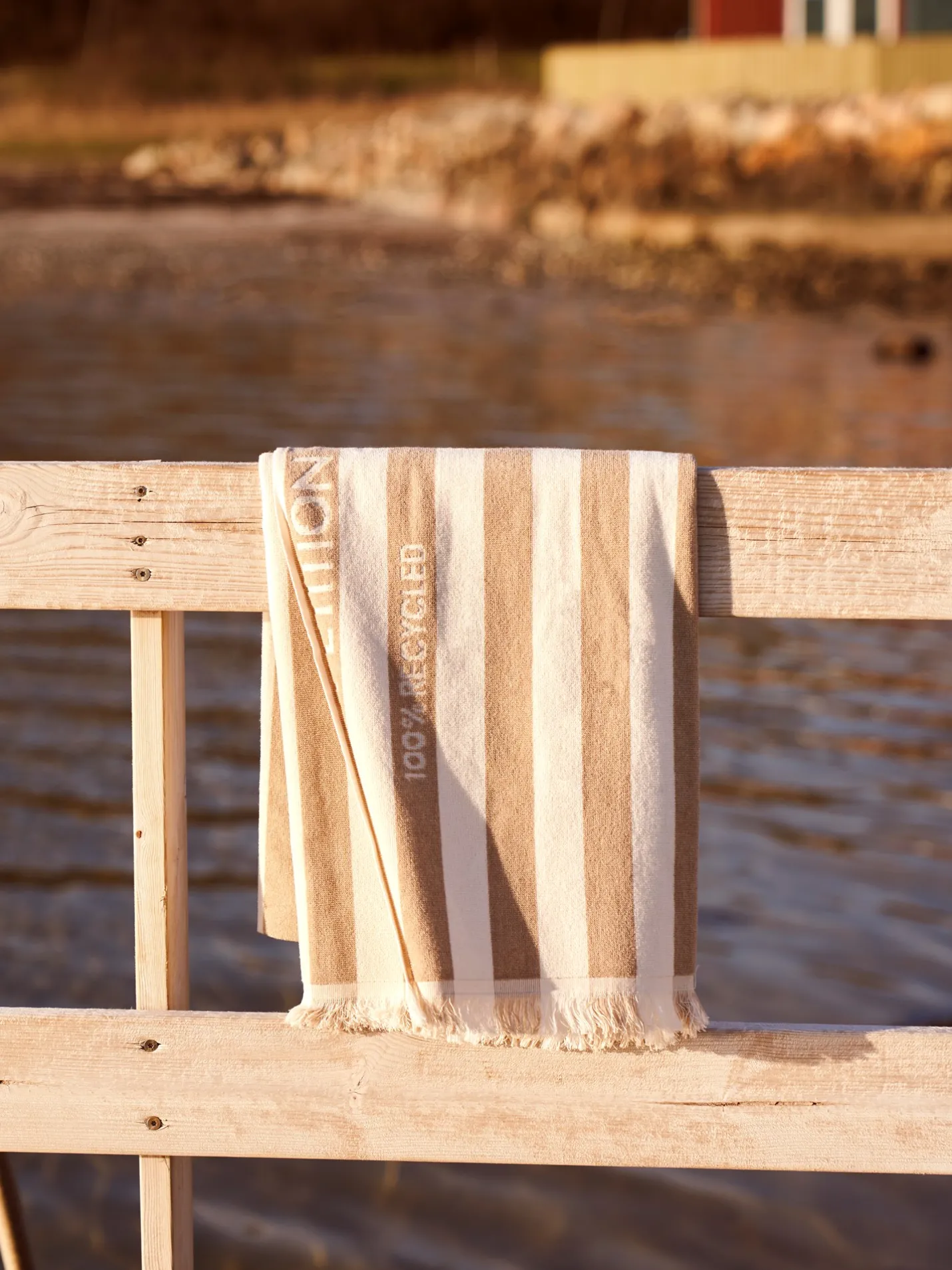 Outlet Søstrene Grene Schweiz Handtuch Delmor 100 X 180 Sand