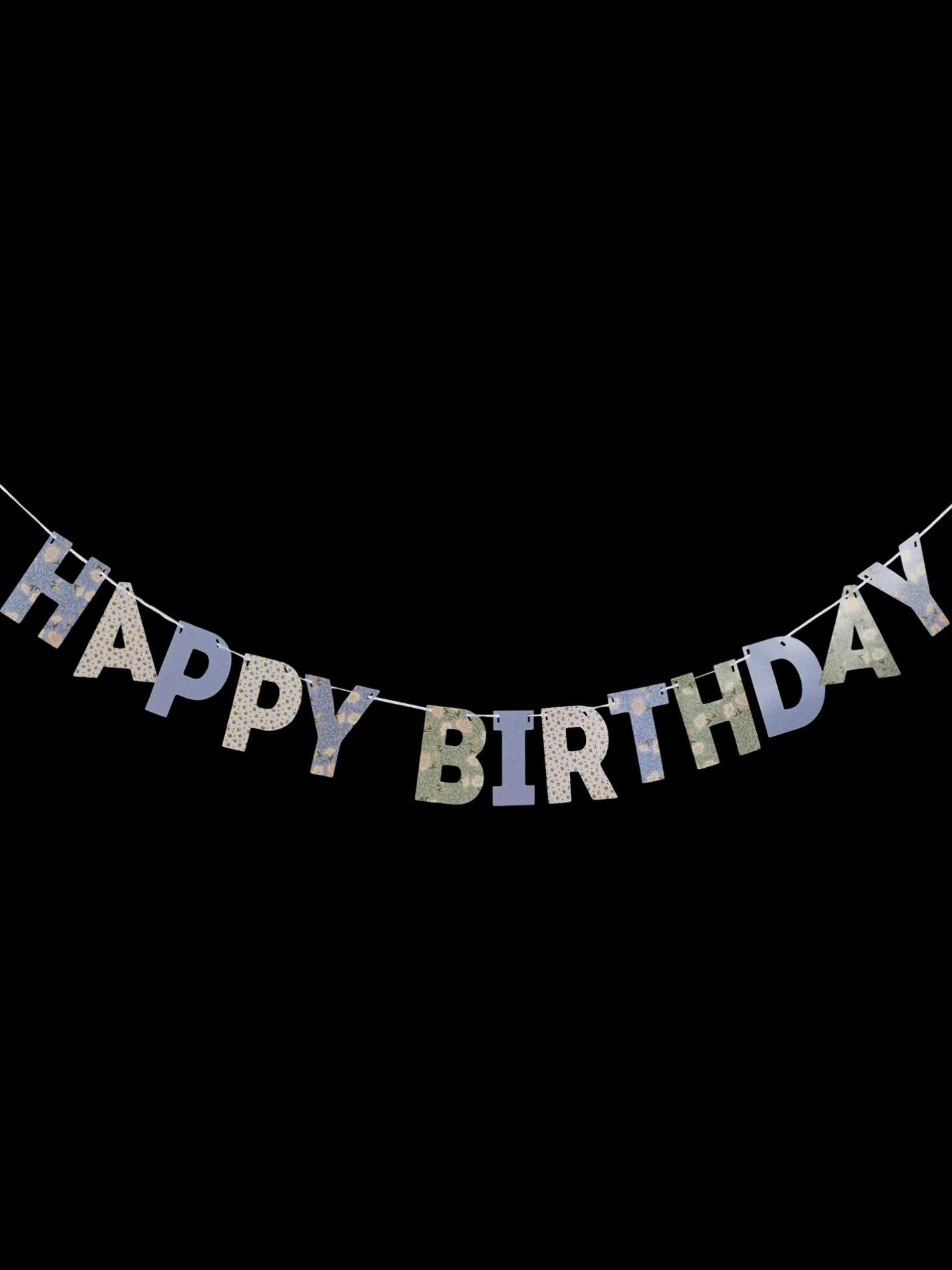 Best Søstrene Grene Schweiz Happy-Birthday-Girlande Ice Blue