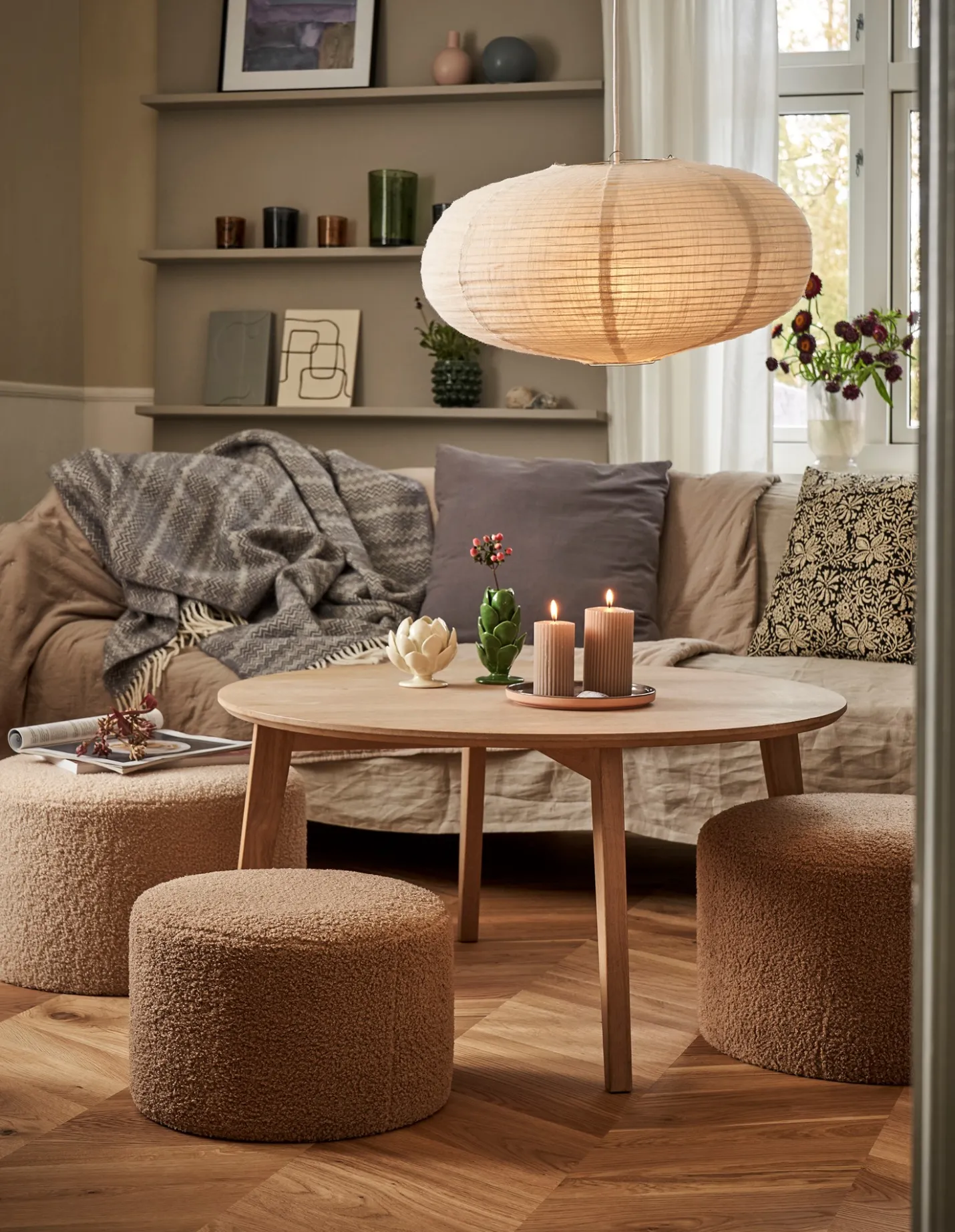 Online Søstrene Grene Schweiz Hocker Mit Teddy-Stoff