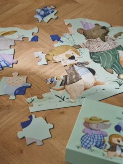 Discount Søstrene Grene Schweiz Jumbo-Puzzle 49 Teile Milky Green