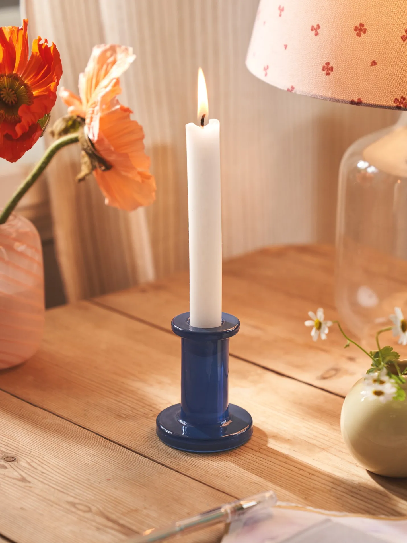Outlet Søstrene Grene Schweiz Kerzenhalter Electric Blue