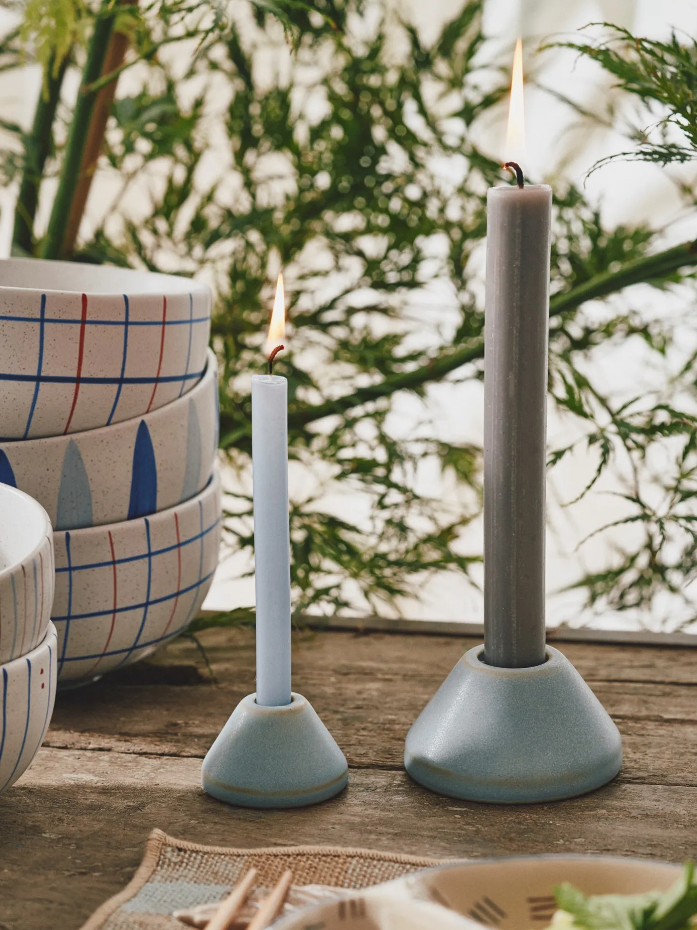 Online Søstrene Grene Schweiz Kerzenhalter Indigo Blue
