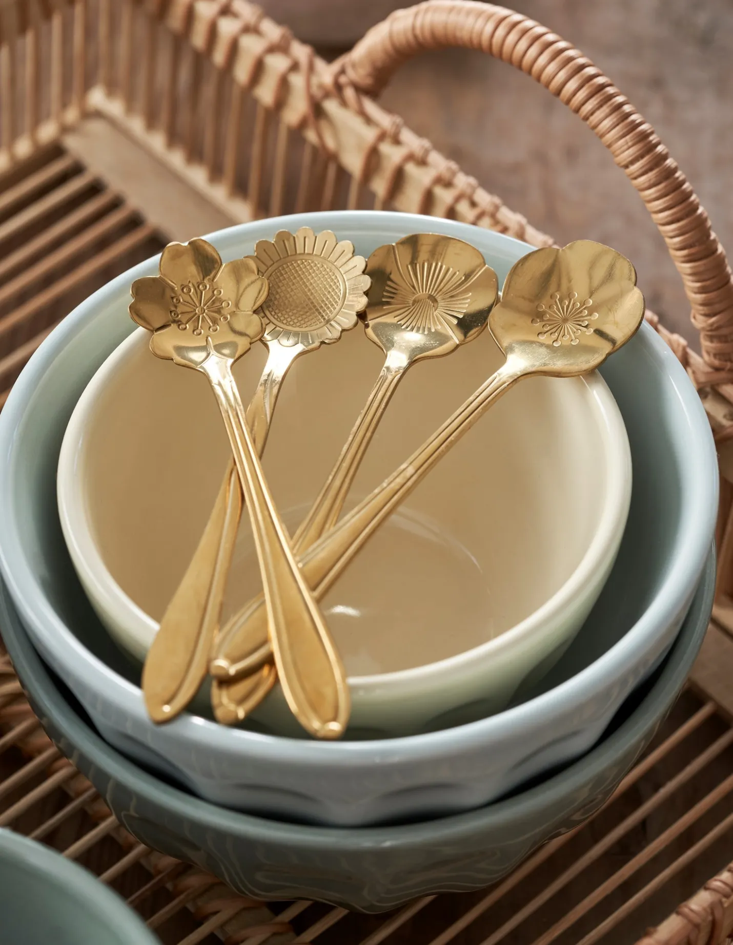 Clearance Søstrene Grene Schweiz Kirschblüten-Löffel Silver Grey