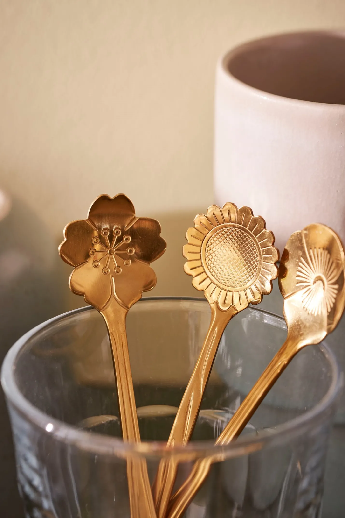 Clearance Søstrene Grene Schweiz Kirschblüten-Löffel Silver Grey