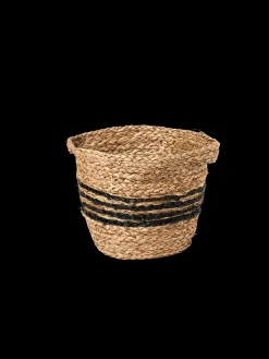 Clearance Søstrene Grene Schweiz Korb Mit Griffen Nature Black