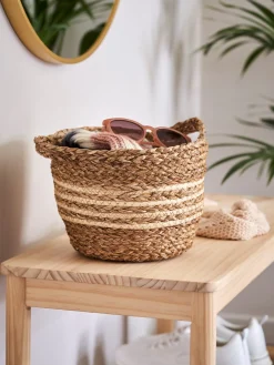 Clearance Søstrene Grene Schweiz Korb Mit Griffen Nature Black