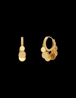 Søstrene Grene Schweiz Leaf Hoops Gold