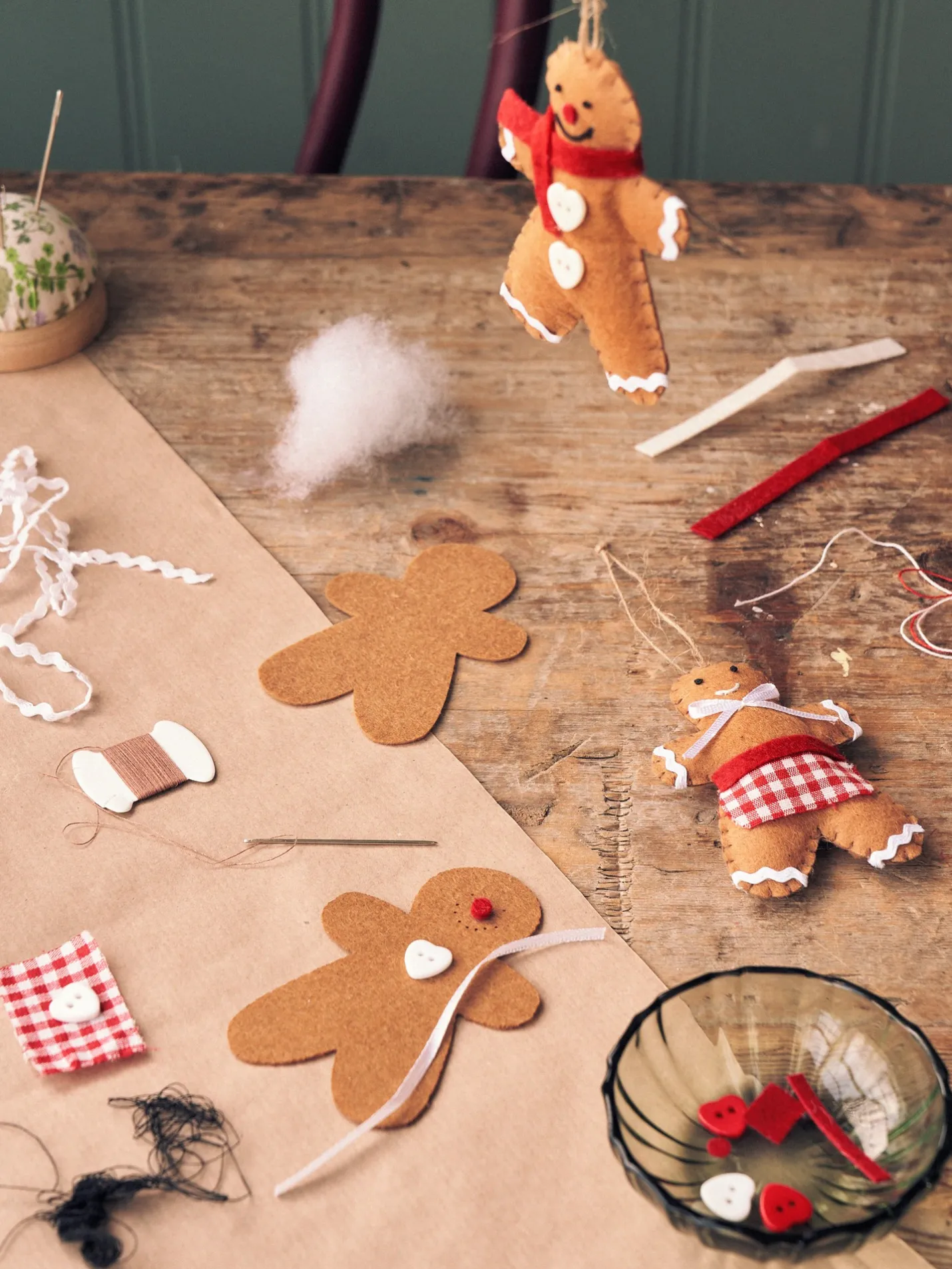 Online Søstrene Grene Schweiz Lebkuchenpuppen DIY-Set Brown