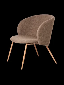 Outlet Søstrene Grene Schweiz Loungesessel Mit Bouclé-Stoff Brown