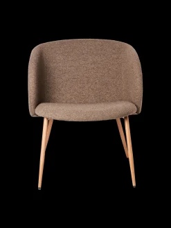 Outlet Søstrene Grene Schweiz Loungesessel Mit Bouclé-Stoff Brown